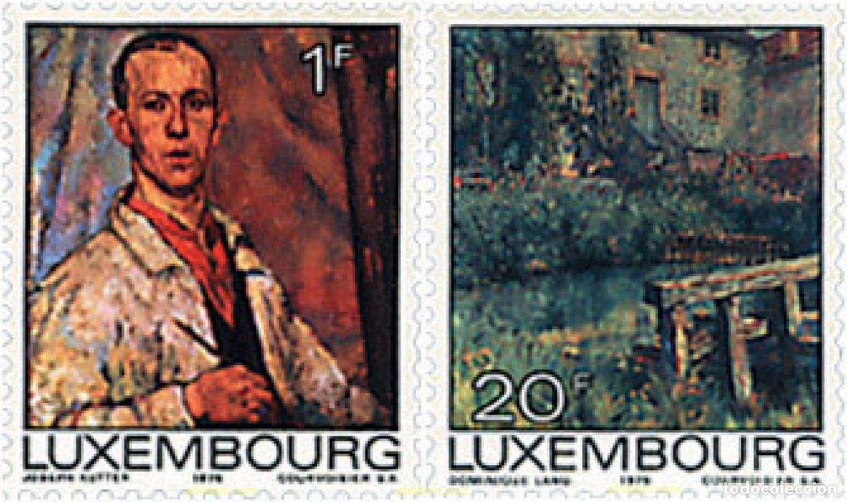 Sellos: 97486 MNH LUXEMBURGO 1975 PINTURAS LUXEMBURGUESAS