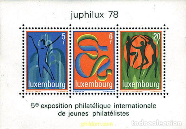Sellos: 97737 MNH LUXEMBURGO 1978 JUPHILUX 78. EXPOSICION FILATELICA INTERNACIONAL