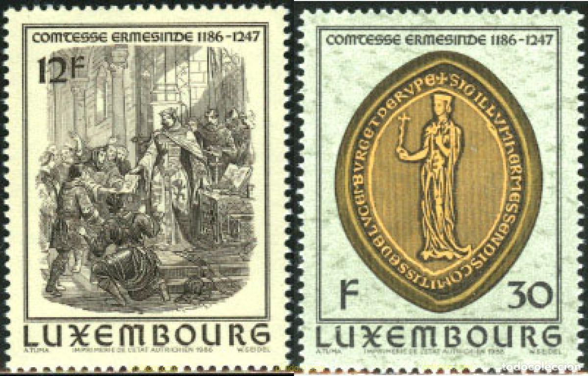 Selos: 97626 MNH LUXEMBURGO 1986 800 ANIVERSARIO DEL NACIMIENTO DE CONDESA ERMESINDE