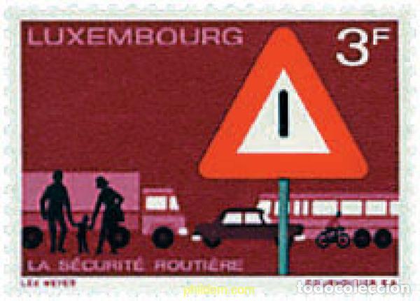 Sellos: 97428 MNH LUXEMBURGO 1970 SEGURIDAD VIAL