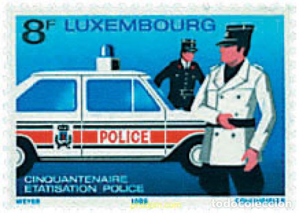Sellos: 97550 MNH LUXEMBURGO 1980 50 ANIVERSARIO DE LA POLICIA NACIONAL
