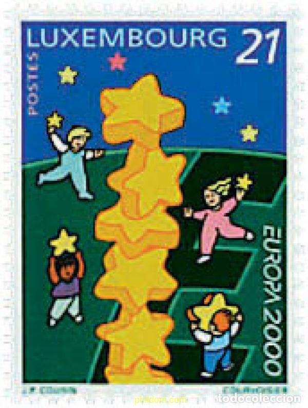 Sellos: 77130 MNH LUXEMBURGO 2000 EUROPA CEPT. CONSTRUCCION EUROPEA