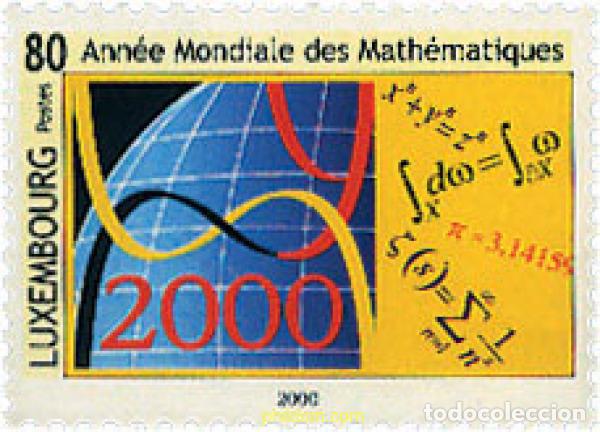 Sellos: 67447 MNH LUXEMBURGO 2000 DIA DE LAS MATEMATICAS
