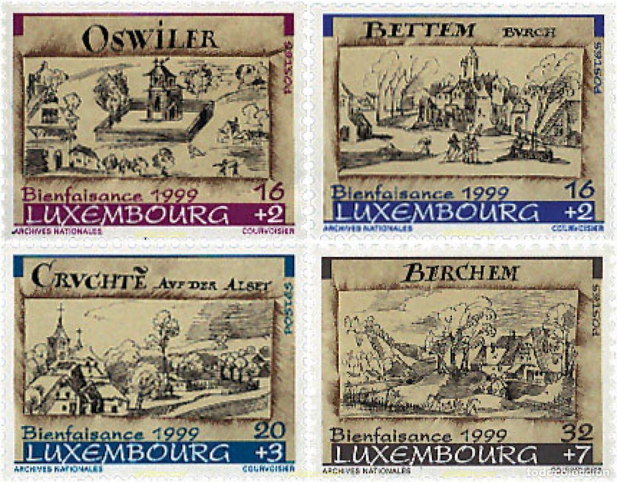Sellos: 67444 MNH LUXEMBURGO 1999 PRO BENEFICENCIA