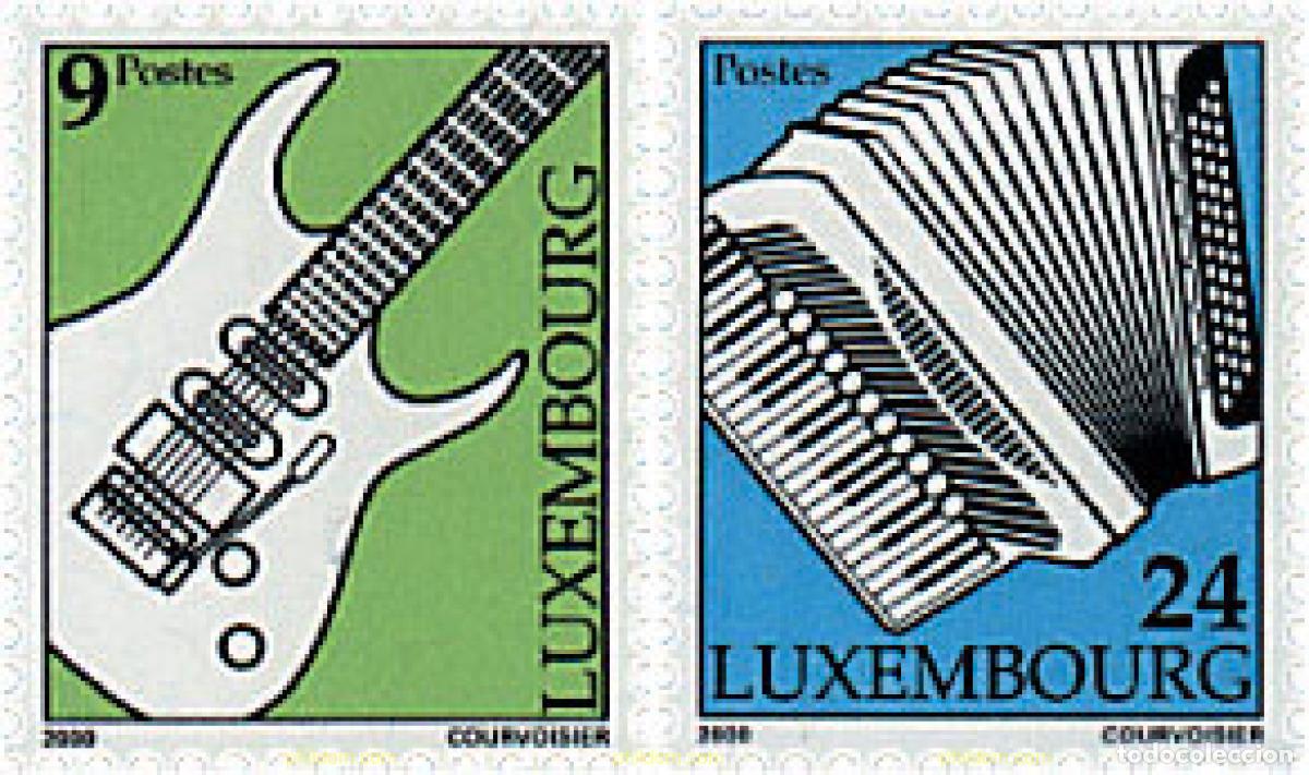 Francobolli: 67441 MNH LUXEMBURGO 2000 INSTRUMENTOS MUSICALES
