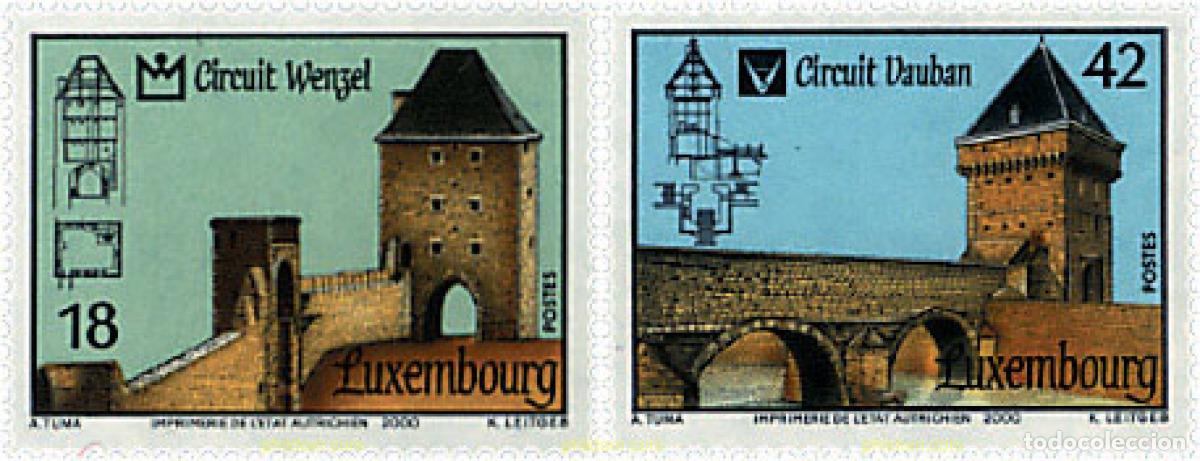 Francobolli: 67455 MNH LUXEMBURGO 2000 PATRIMONIO SIDERURGICO