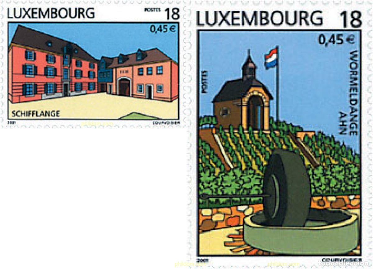 Sellos: 81303 MNH LUXEMBURGO 2001 TURISMO