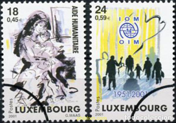 Sellos: 188775 MNH LUXEMBURGO 2001 AYUDA HUMANITARIA
