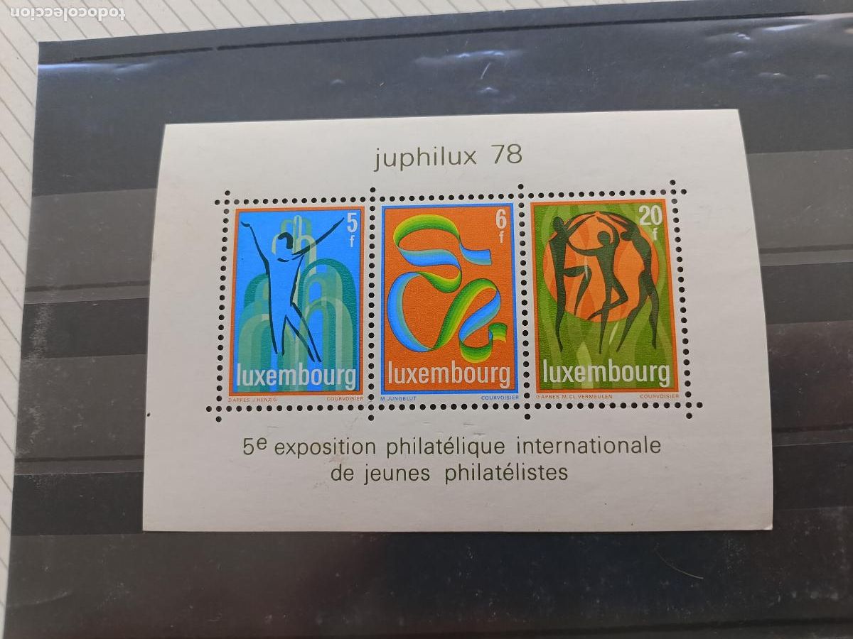 Sellos: 1978: Hoja souvenir &rdquo; Expo Filat&eacute;lica Internacional JUPHILUX '78&rdquo; (MNH**)