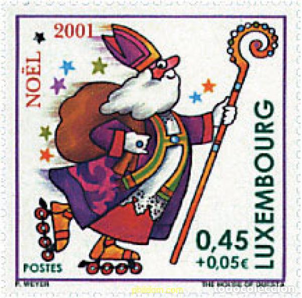 Sellos: 81313 MNH LUXEMBURGO 2001 NAVIDAD