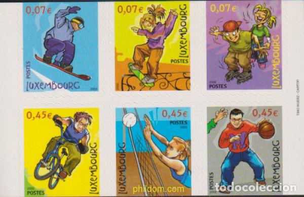 Selos: 619057 MNH LUXEMBURGO 2002 DEPORTES DIVERTIDOS