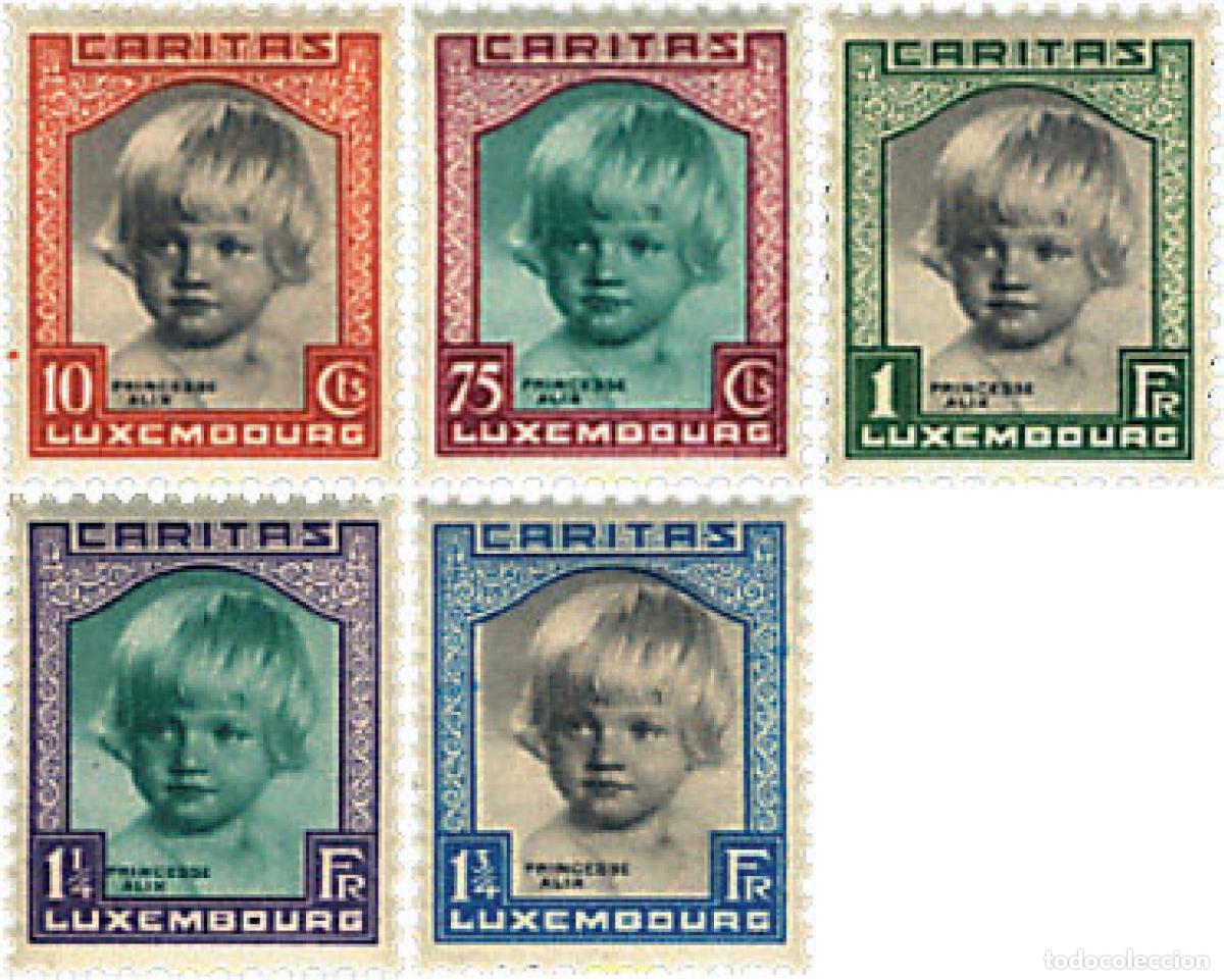 Briefmarken: 97212 MNH LUXEMBURGO 1931 PRO OBRAS SOCIALES