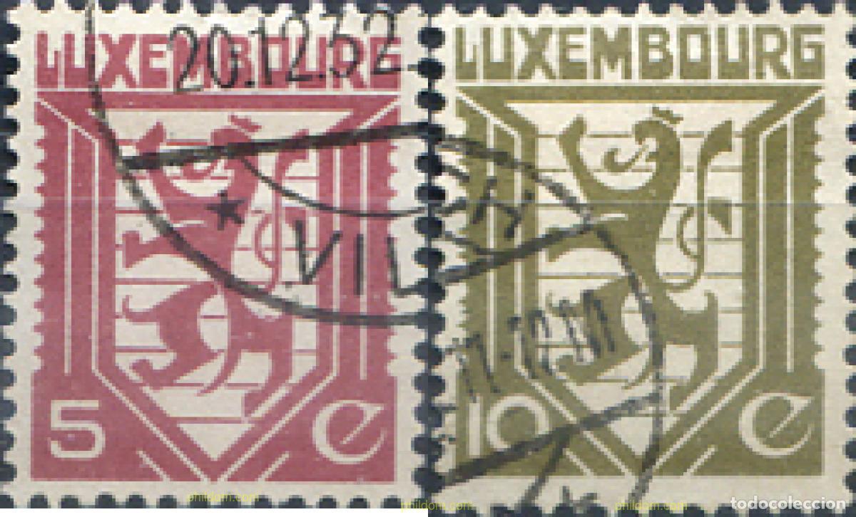 Briefmarken: 339402 USED LUXEMBURGO 1930 LEON HERALDICO