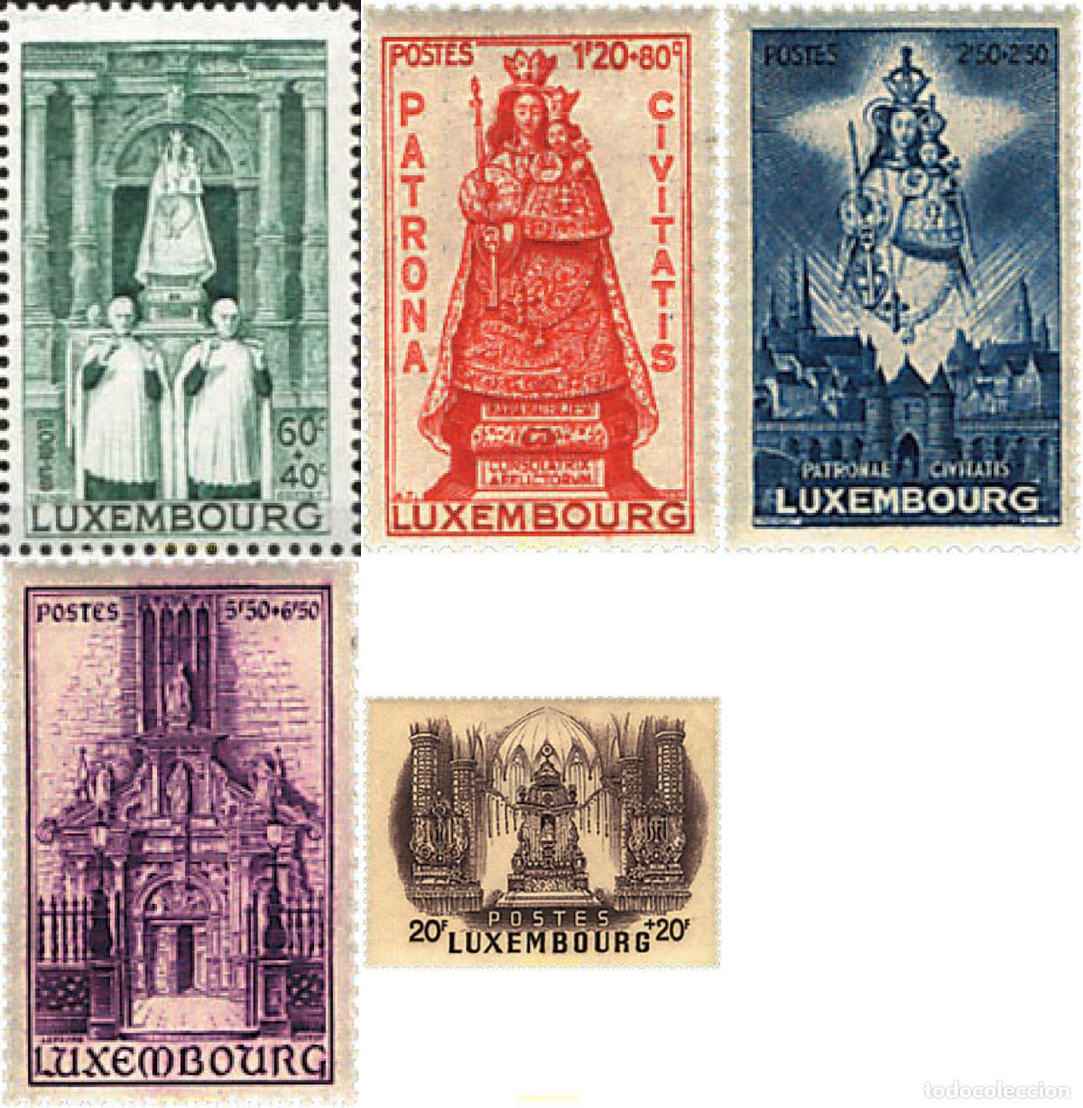 Briefmarken: 97243 MNH LUXEMBURGO 1945 PRO OBRAS NACIONALES DE SOCORRO