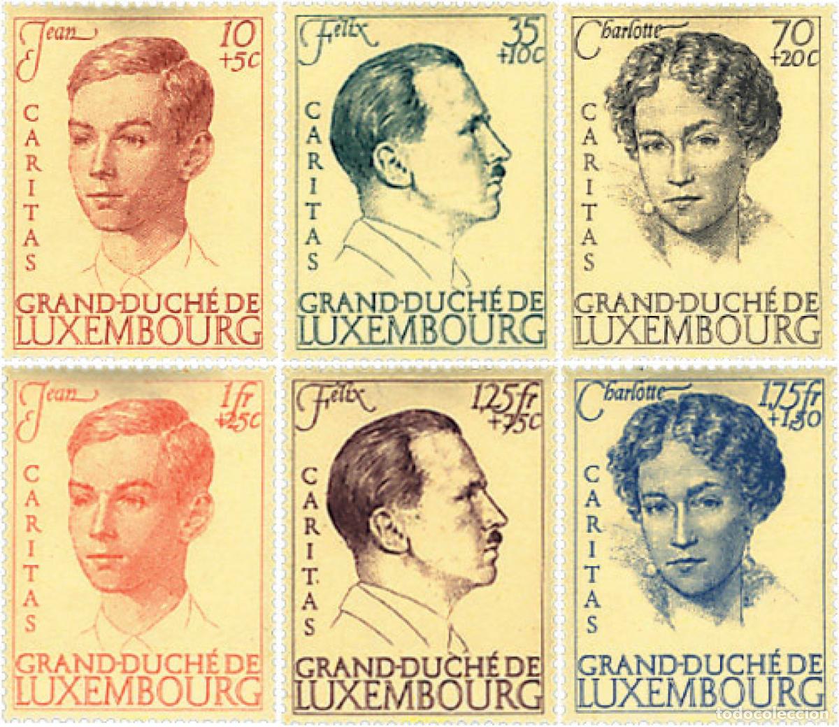 Briefmarken: 97718 MNH LUXEMBURGO 1939 20 ANIVERSARIO DEL REINADO DE LA GRAN DUQUESA CHARLOTTE