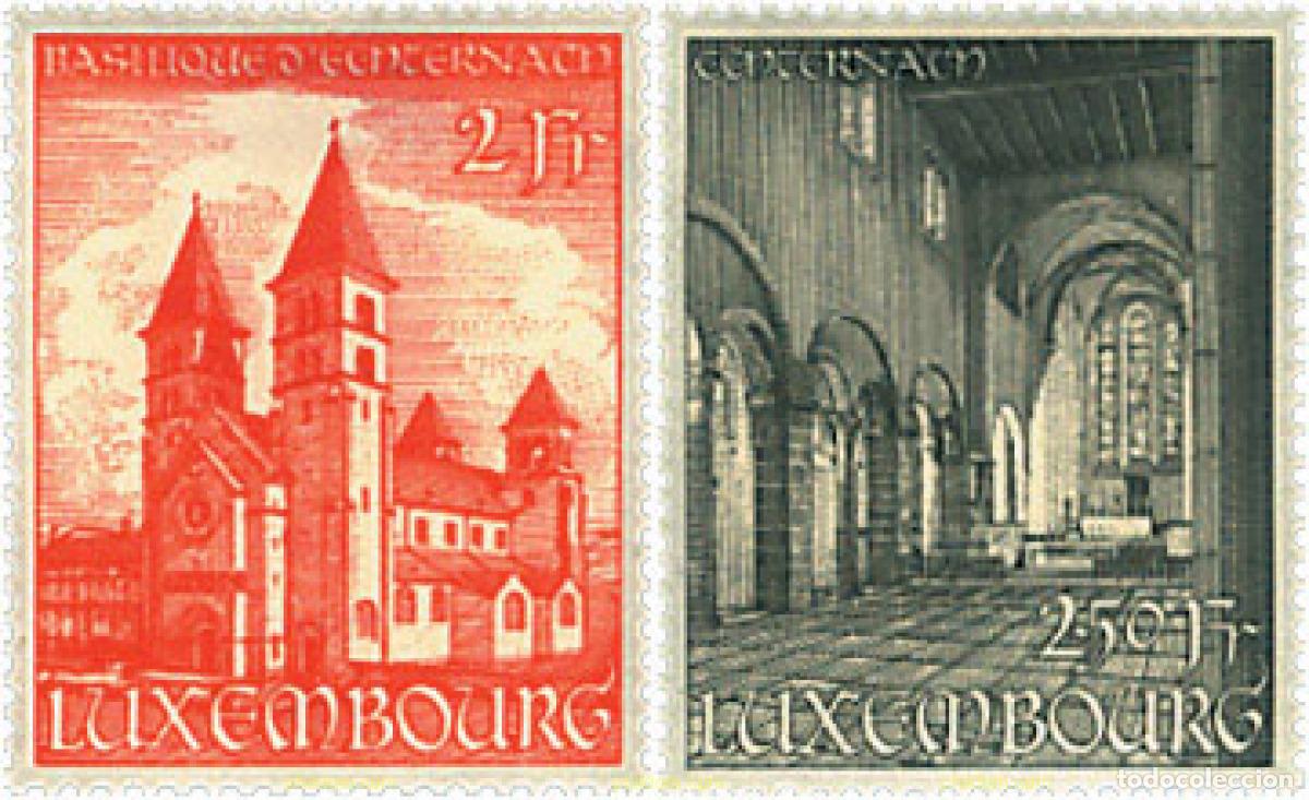 Sellos: 339417 HINGED LUXEMBURGO 1953 CONSAGRACION DE LA BASILICA DE ECHTERNACH