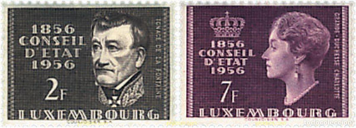 Sellos: 97280 MNH LUXEMBURGO 1956 CENTENARIO DEL CONSEJO DE ESTADO