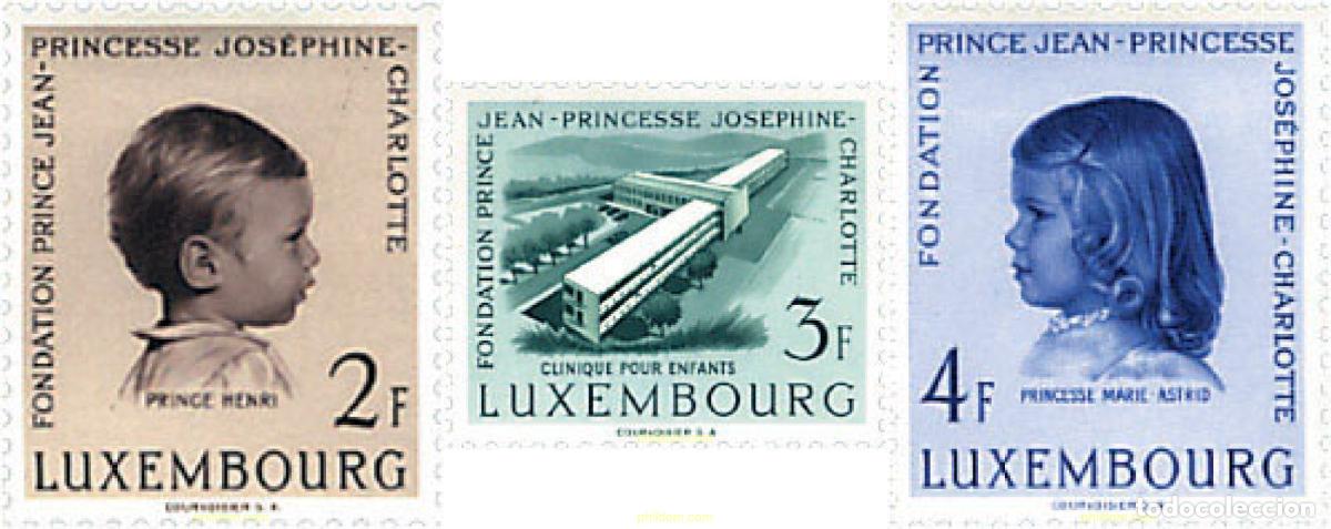 Sellos: 97283 MNH LUXEMBURGO 1957 PRO CLINICA PARA LOS NI&Ntilde;OS
