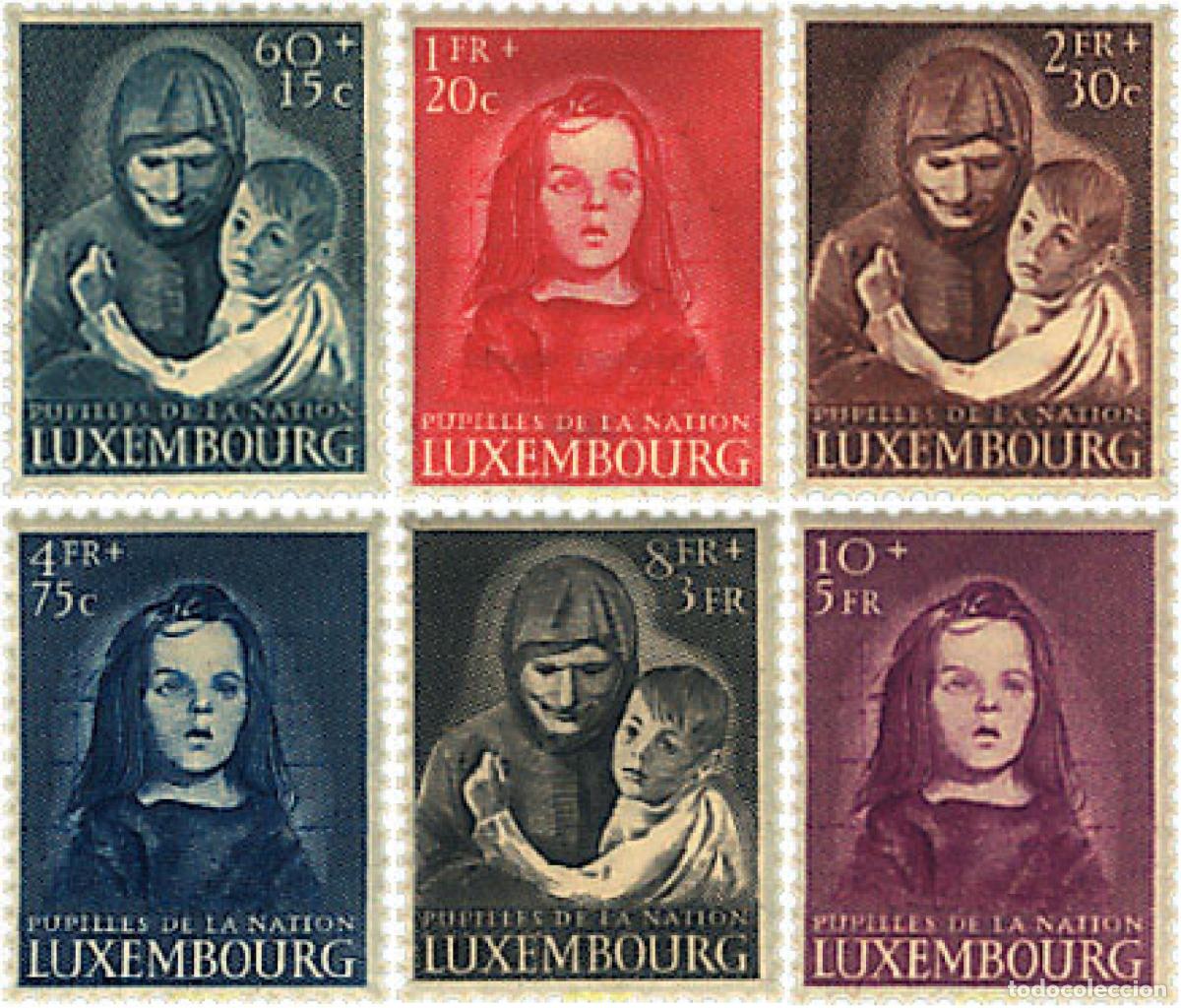 Sellos: 339413 MNH LUXEMBURGO 1950 PRO HUERFANOS DE GUERRA