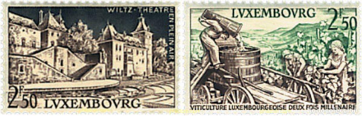 Briefmarken: 277564 MNH LUXEMBURGO 1958 VISTAS DE LUXEMBURGO