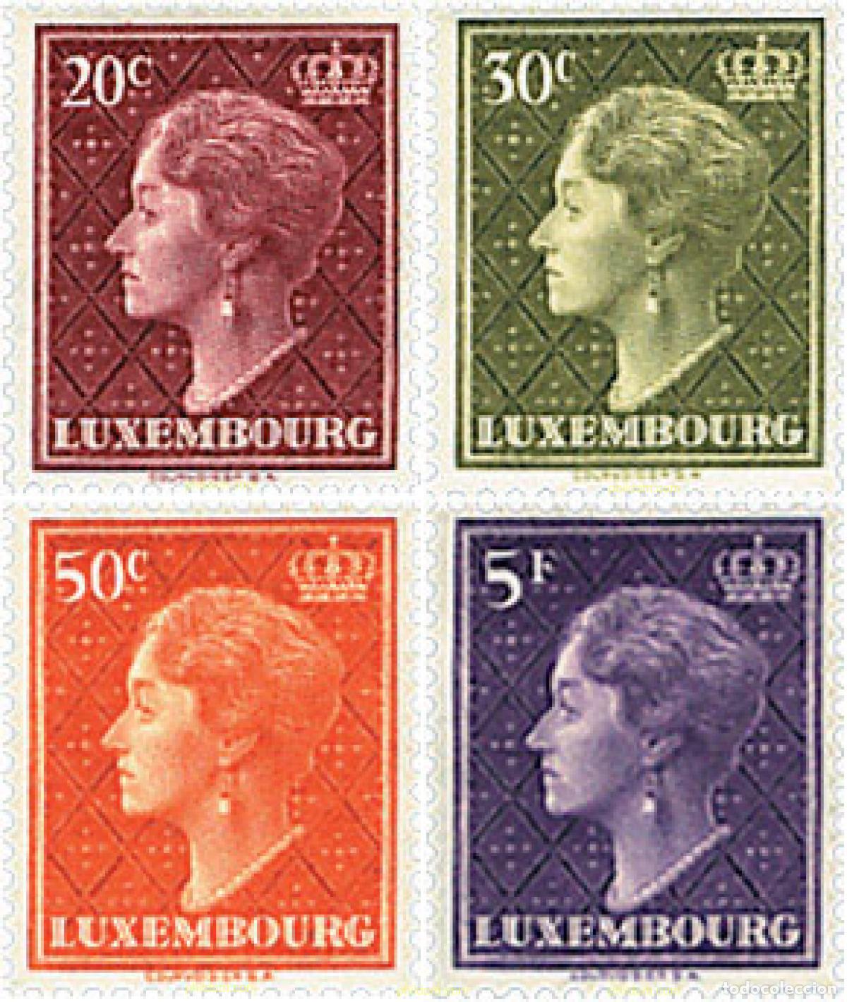 Francobolli: 97303 MNH LUXEMBURGO 1958 GRAN DUQUESA CHARLOTTE