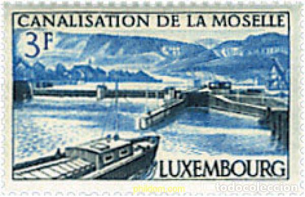 Sellos: 97328 MNH LUXEMBURGO 1964 CANALIZACION DE LA MUSELA