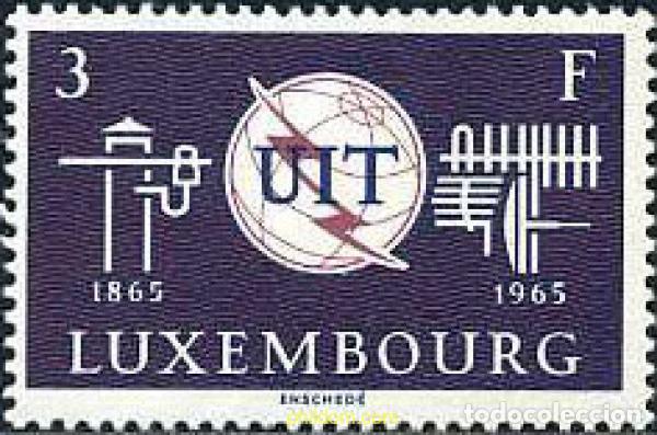 Sellos: 97341 MNH LUXEMBURGO 1965 CENTENARIO DE LA UNION INTERNACIONAL DE TELECOMUNICACIONES