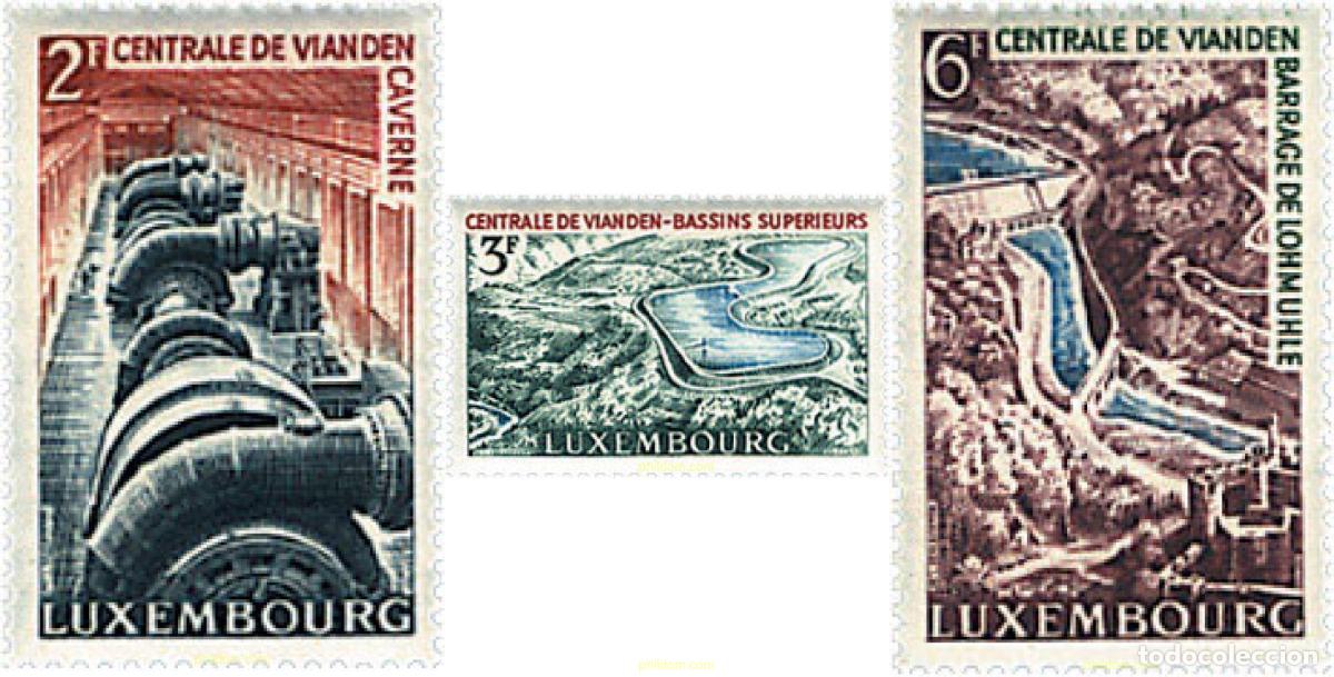 Sellos: 277565 MNH LUXEMBURGO 1964 INAUGURACION DE LA CENTRAL DE VIANDEN