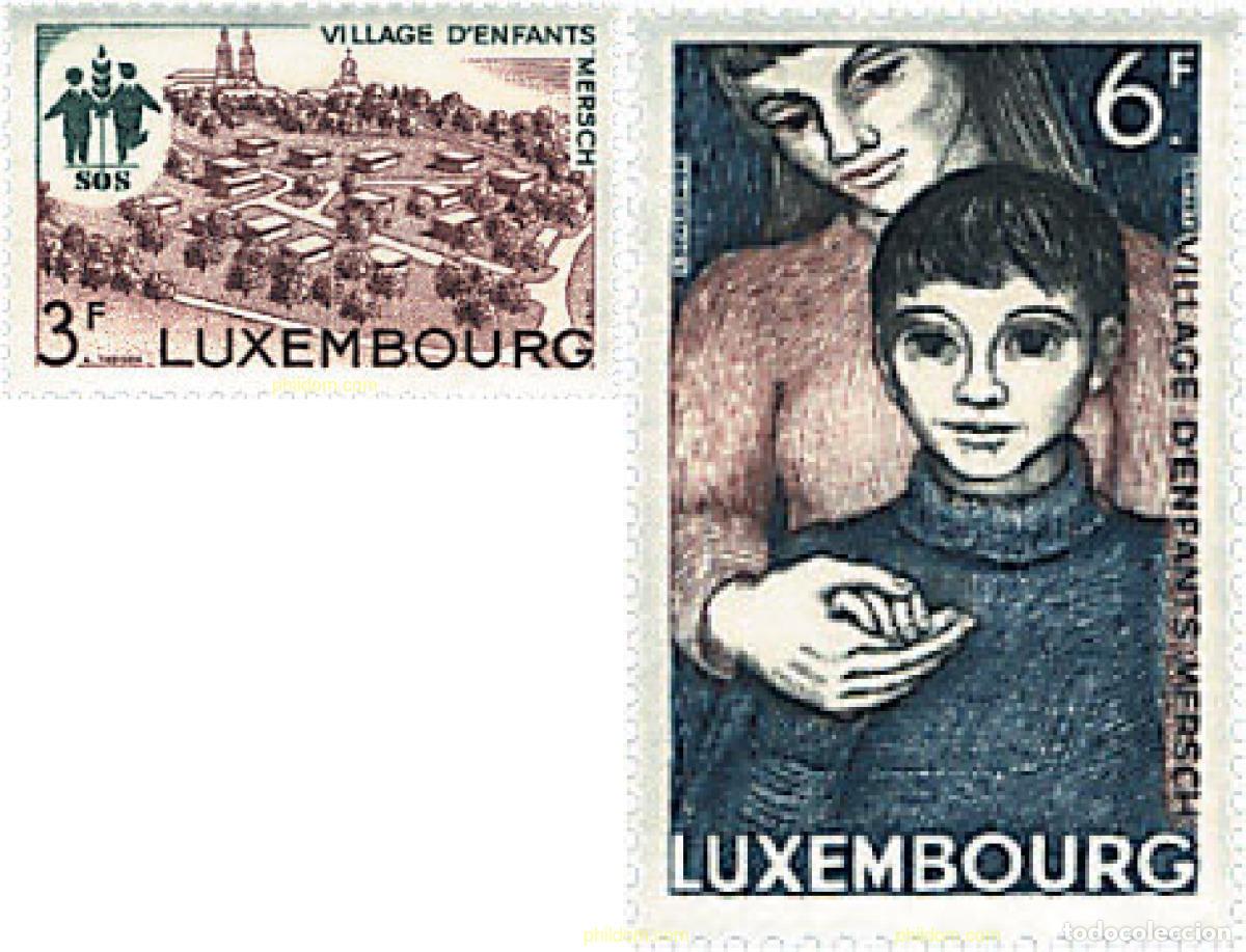 Sellos: 97414 MNH LUXEMBURGO 1968 CIUDAD INFANTIL DE MERSCH