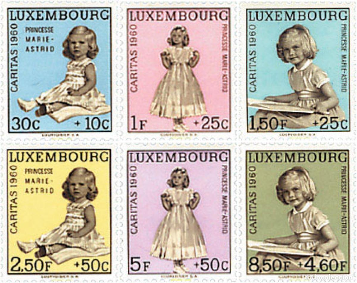 Sellos: 97307 MNH LUXEMBURGO 1960 CARITAS. PRINCESA MARIE-ASTRID