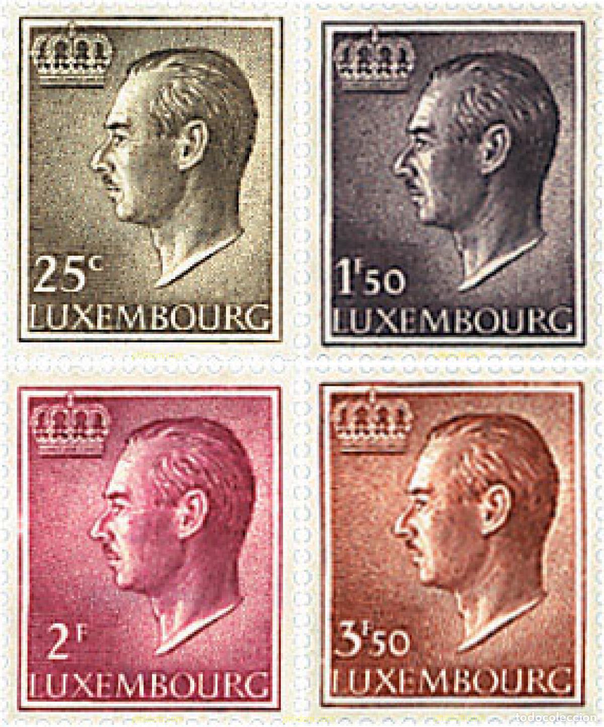 Sellos: 97346 MNH LUXEMBURGO 1965 GRAN DUQUE JEAN