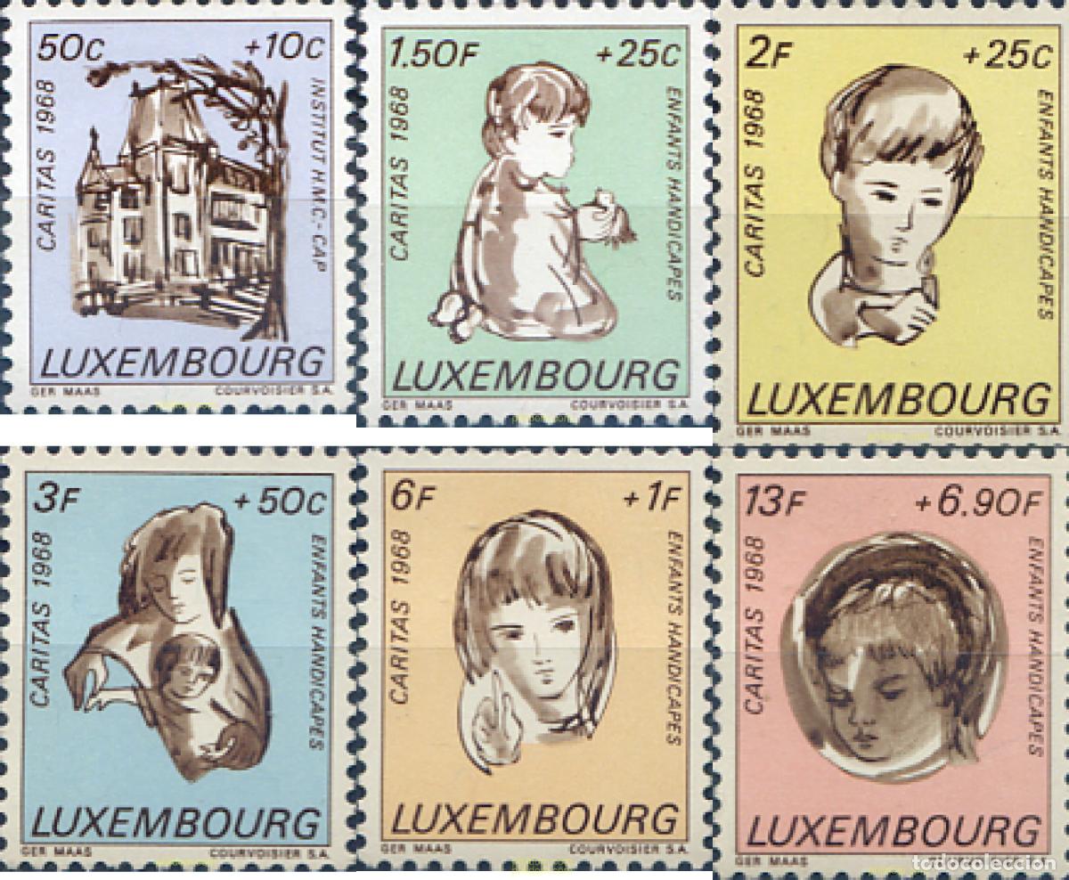 Sellos: 97417 MNH LUXEMBURGO 1968 CARITAS