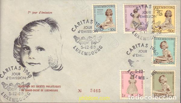Sellos: 432471 MNH LUXEMBURGO 1960 CARITAS. PRINCESA MARIE-ASTRID