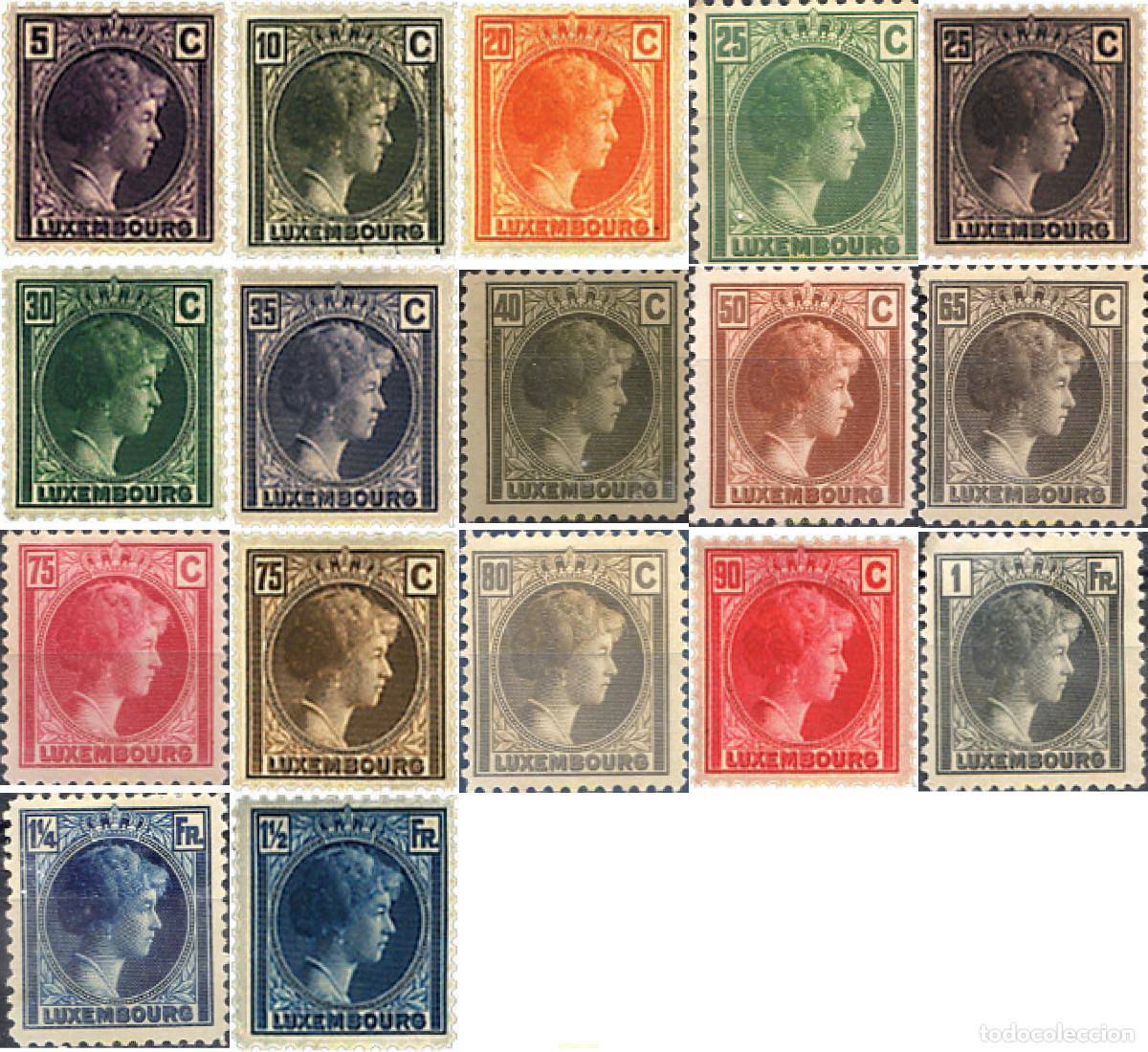 Sellos: 647151 HINGED LUXEMBURGO 1926 GRAN DUQUESA CHARLOTTE