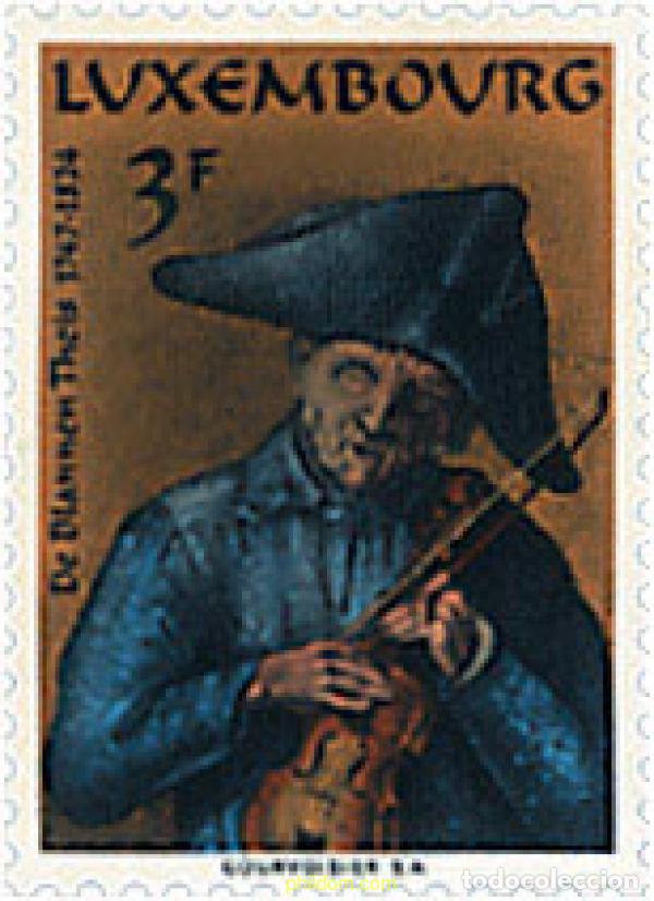 Sellos: 97481 MNH LUXEMBURGO 1974 150 ANIVERSARIO DE LA MUERTE DE MATHIAS SCHOU