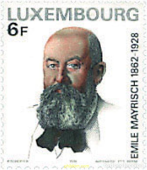 Francobolli: 97533 MNH LUXEMBURGO 1978 50 ANIVERSARIO DE LA MUERTE DE EMILE MAYRISCH
