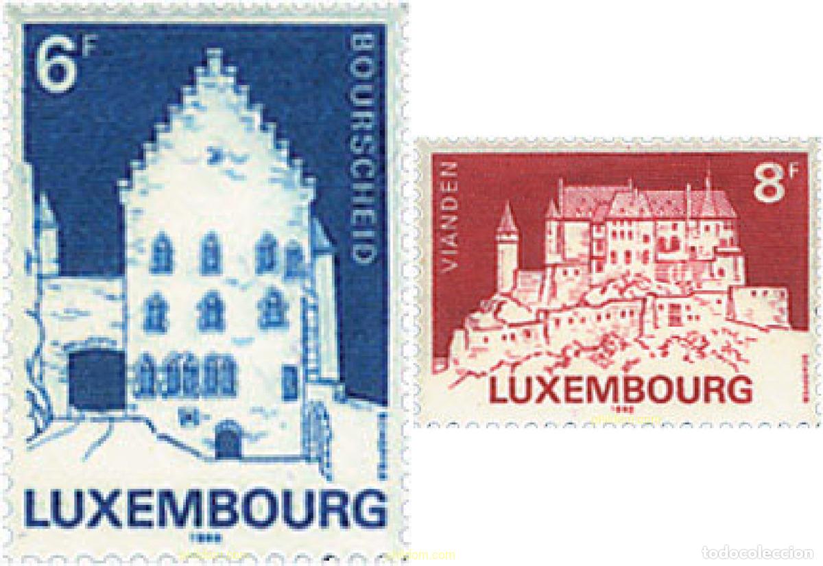 Sellos: 97576 MNH LUXEMBURGO 1982 CASTILLOS RESTAURADOS