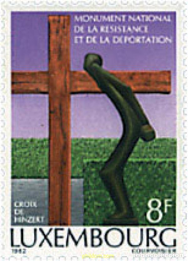 Sellos: 97572 MNH LUXEMBURGO 1982 MONUMENTO NACIONAL A LA RESISTENCIA Y A LA DEPORTACION