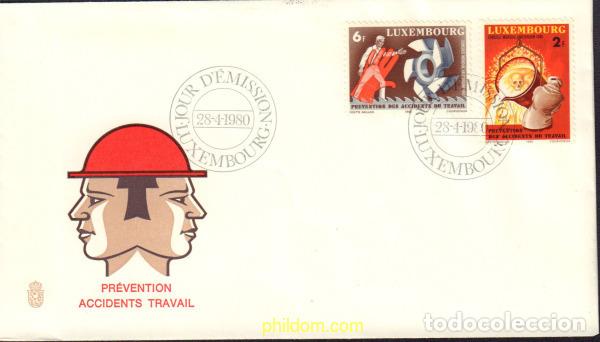 Briefmarken: 432567 MNH LUXEMBURGO 1980 PREVENCION DE LOS ACCIDENTES LABORALES