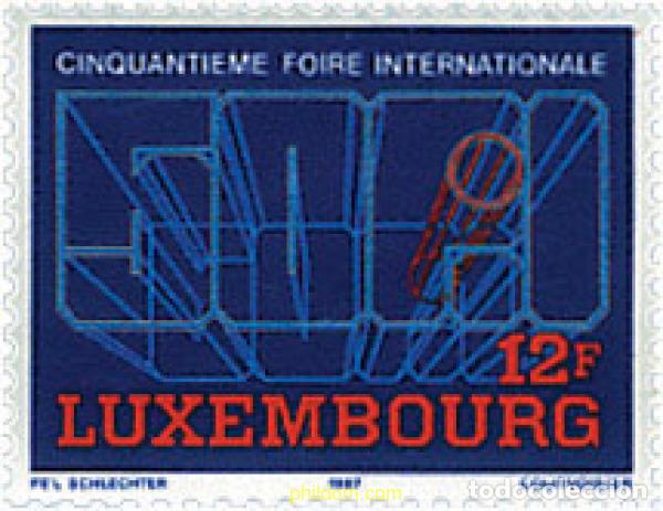Stamps: 97634 MNH LUXEMBURGO 1987 50 FERIA INTERNACIONAL