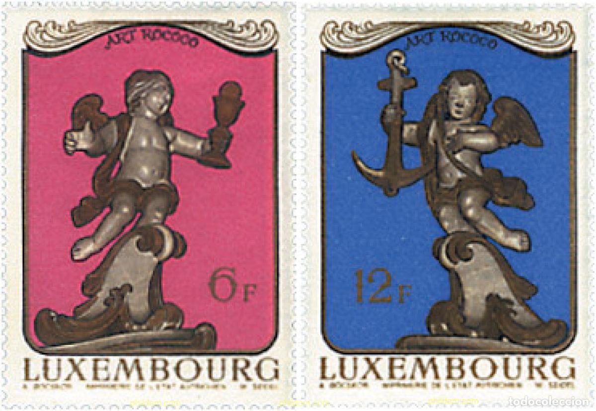 Stamps: 97545 MNH LUXEMBURGO 1979 ARQUITECTURA ROCOCO