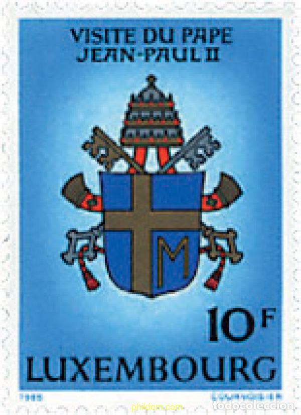 Stamps: 97610 MNH LUXEMBURGO 1985 VISITA PAPAL A LUXEMBURGO