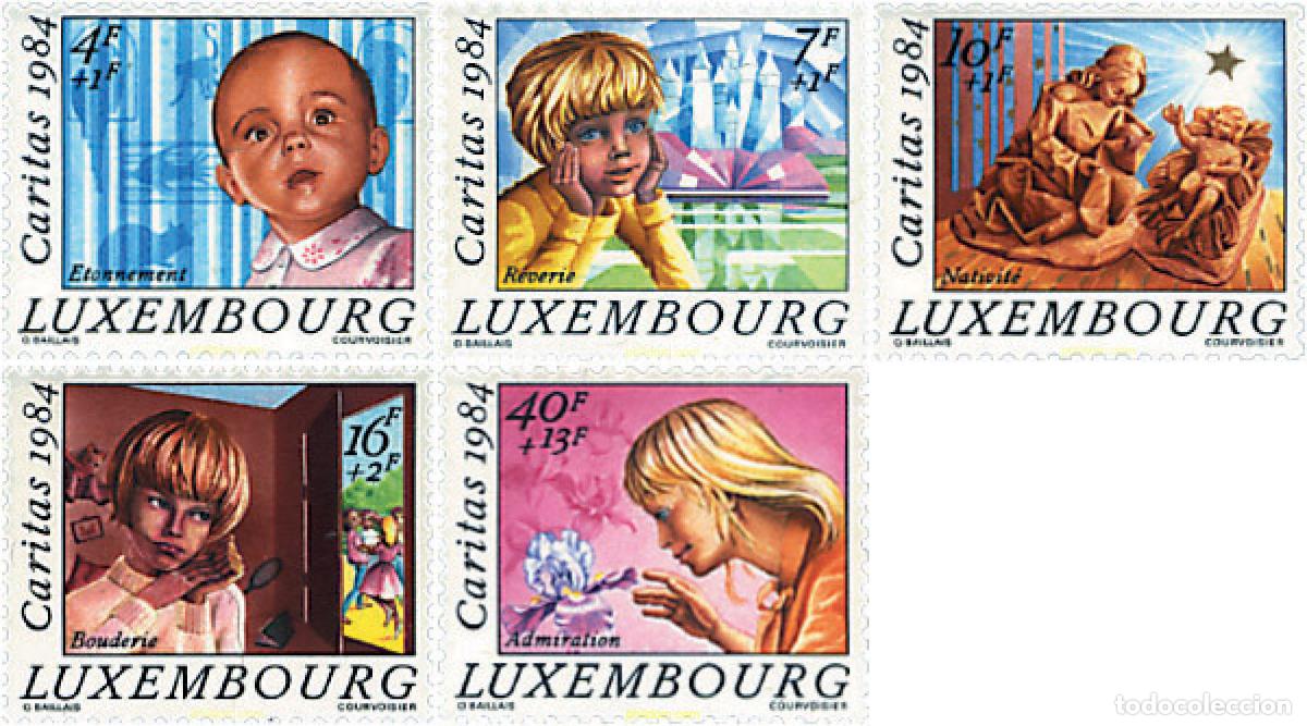 Stamps: 100059 MNH LUXEMBURGO 1984 CARITAS. HISTORIAS POPULARES