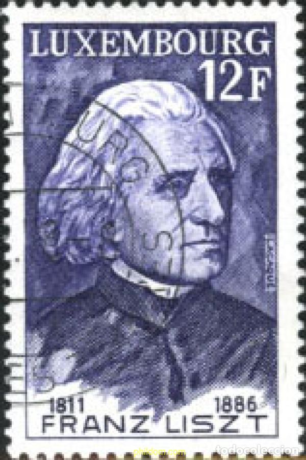 Stamps: 230489 USED LUXEMBURGO 1977 VISITANTES CELEBRES DE LUXEMBURGO