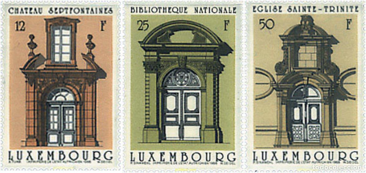Stamps: 97740 MNH LUXEMBURGO 1988 PORTALES DEL SIGLO XVIII