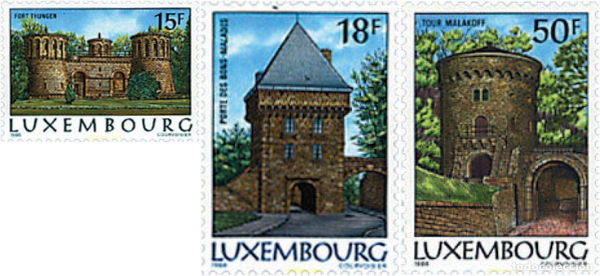 Sellos: 99542 MNH LUXEMBURGO 1986 FORTIFICACIONES DE LUXEMBURGO