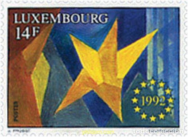 Sellos: 97704 MNH LUXEMBURGO 1992 EL MERCADO UNICO EUROPEO
