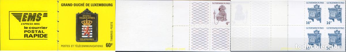 Stamps: 1751 MNH LUXEMBURGO 1991 OBJETOS DEL MUSEO POSTAL
