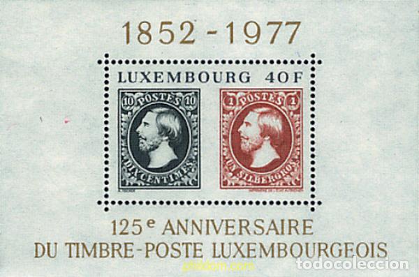 Stamps: 97731 MNH LUXEMBURGO 1977 125 ANIVERSARIO DEL SELLO LUXEMBURGUES
