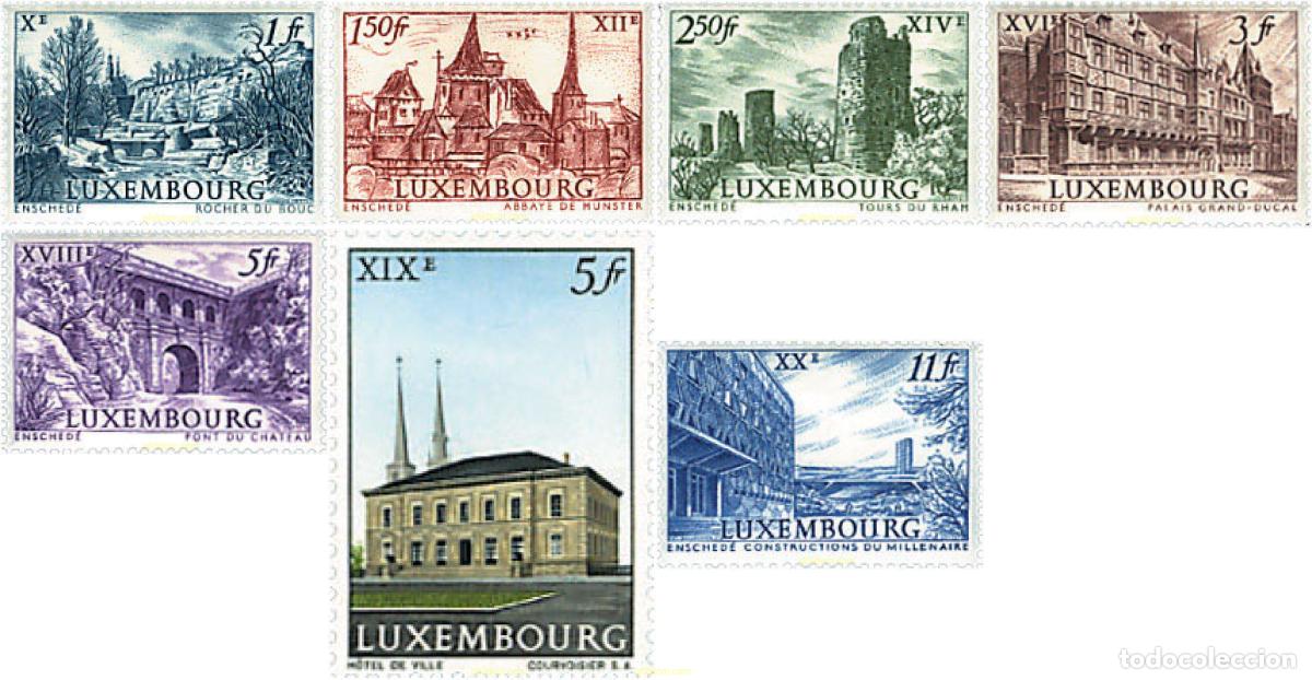 Stamps: 620059 MNH LUXEMBURGO 1963 MILENARIO DE LA CIUDAD DE LUXEMBURGO Y MELUSINA .EXPOSICION FILATELICA I